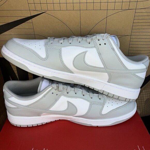 NEW Nike Dunk Low Retro Mens White/Grey Fog DD1391-103 Men Size 11 main image 3